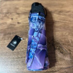 Cruel Is The Light Purple & Blue Patterned Umbrella | FairyLoot